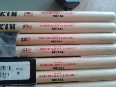 Лот: 6378315. Фото: 1. Барабанные палки vic firth metal... Ударные