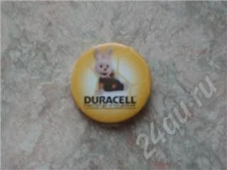 Лот: 7983. Фото: 1. Значок Duracell большенький №2. Красноярск