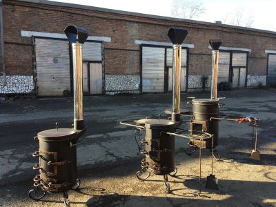 Лот: 5692099. Фото: 1. Печь под казан 12 литров. Мангалы, грили, коптильни