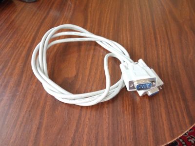 Лот: 9657878. Фото: 1. кабель VGA-VGA белый. Шлейфы, кабели, переходники
