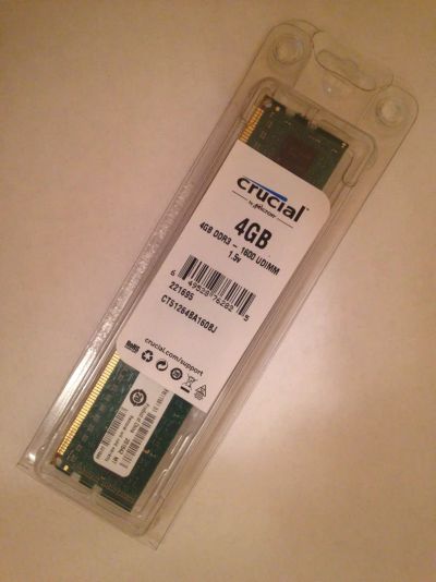 Лот: 7642212. Фото: 1. Оперативная память 4Gb DDR3 Crucial... Оперативная память