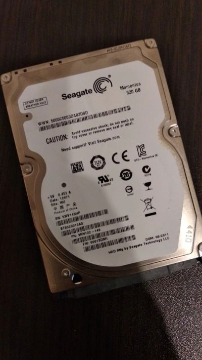 Лот: 14534579. Фото: 1. Seagate ST9320310AS 320Gb Для... Жёсткие диски (HDD)