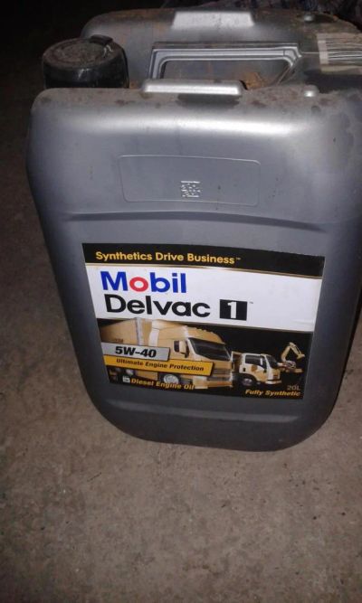 Лот: 7628610. Фото: 1. Масло Mobil Delvac1 5w40 (20л... Масла, жидкости