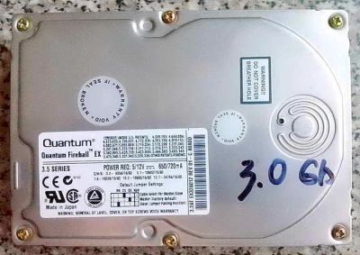 Лот: 13463569. Фото: 1. Легендарный Quantum Fireball 3Gb... Жёсткие диски (HDD)