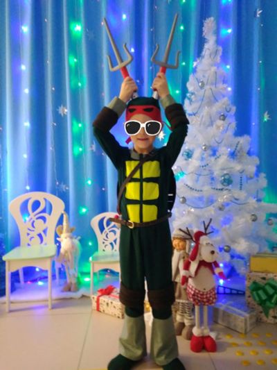 Лот: 21099503. Фото: 1. Новогодний костюм Черепашка-ниндзя... Детские карнавальные, праздничные костюмы