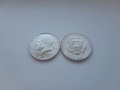 Лот: 17280674. Фото: 1. США , 50 центов 1980 г (Half dollar... Америка