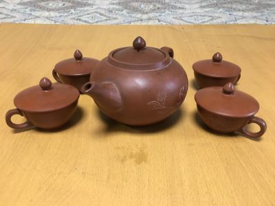 Лот: 21033444. Фото: 1. Чайный сервиз «Колибри» на 4 персоны. Сервизы, наборы посуды