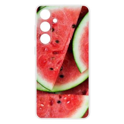 Лот: 25540899. Фото: 1. Чехол Krutoff Clear Case "Арбуз... Чехлы, бамперы