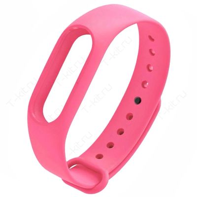 Лот: 10699339. Фото: 1. Ремешок Xiaomi Mi Band 2 розовый. Ремешки, браслеты