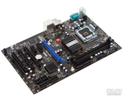 Лот: 11995410. Фото: 1. Отличная мать под LGA 775: MSI... Материнские платы