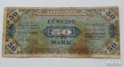 Лот: 18178600. Фото: 1. Банкнота 50 марок 1944 года Германия. Германия и Австрия