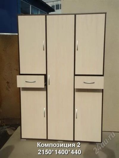 Лот: 2745568. Фото: 1. шкаф композиция венге+дуб. Шкафы, шкафы-купе