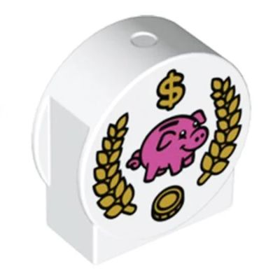 Лот: 15569343. Фото: 1. Округлый кубик-табличка «Банк... Конструкторы