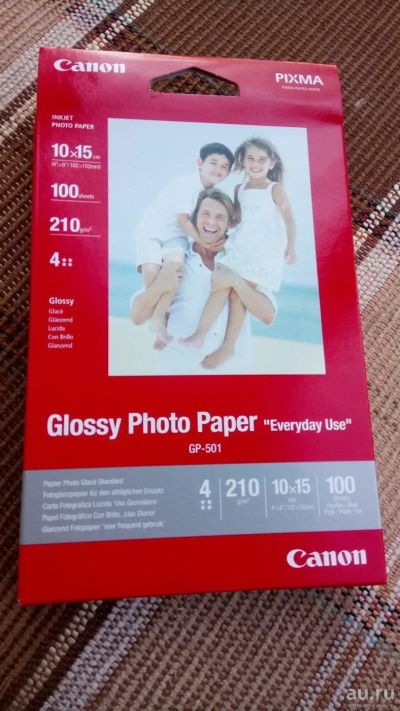 Лот: 9676411. Фото: 1. CANON GP-501 фотобумага глянцевая... Картриджи, расходные материалы