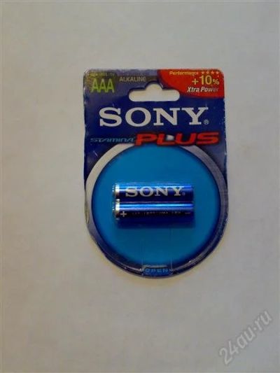 Лот: 785723. Фото: 1. батарейки SONY Alkaline AAA. Батарейки, аккумуляторы, элементы питания