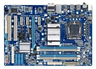 Лот: 2300524. Фото: 1. Материнская плата Gigabyte GA-EP43T-USB3. Материнские платы