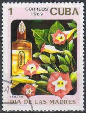 Лот: 21446360. Фото: 1. 1989. Куба. День матери – духи... Марки