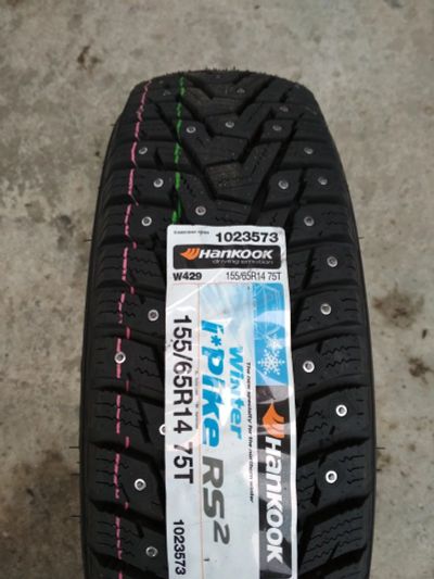 Лот: 14548643. Фото: 1. 155/65R14 75T Hankook Winter i... Шины