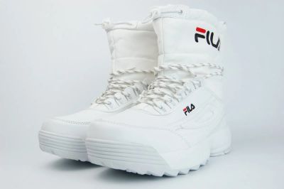 Лот: 16957620. Фото: 1. Сапоги FILA Fur Triple White... Сапоги