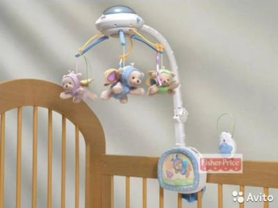 Лот: 5964492. Фото: 1. Мобиль-проектор fisher price. Для младенцев
