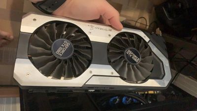 Лот: 17382349. Фото: 1. Видеокарта Palit GTX 1080 Super... Видеокарты