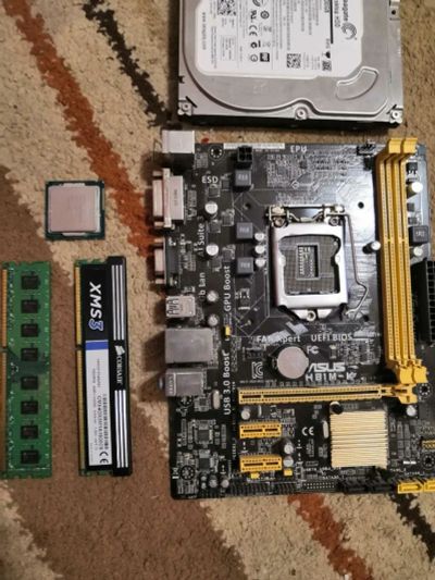 Лот: 15249656. Фото: 1. Бюджетный набор для игр Asus h81m-k... Комплекты запчастей