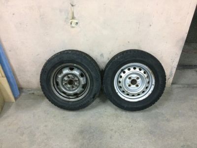 Лот: 9961173. Фото: 1. KAMA EURO 175/70R13 на штампованных... Шины на дисках