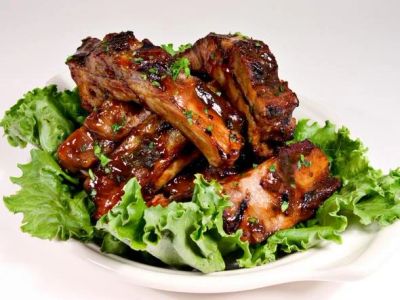Лот: 3213234. Фото: 1. Деревенское копченое мясо. Ребрышки. Мясо, птица, яйцо
