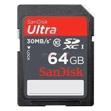 Лот: 4961794. Фото: 1. Карта памяти SDXC 64 Gb Sandisk... Карты памяти