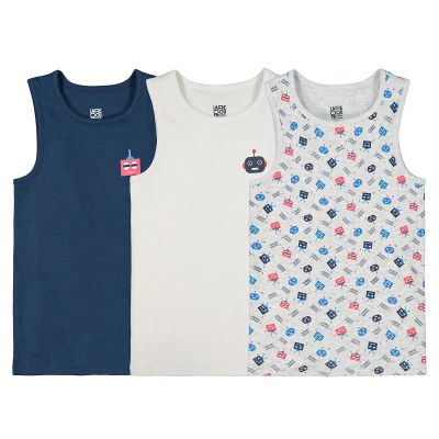 Лот: 24568867. Фото: 1. Комплект из трех маек без LaRedoute. Нижнее белье