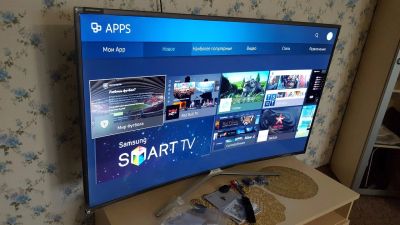 Лот: 11821148. Фото: 1. Smart TV, Wi-Fi,новый,гнутый,55-дюйм. Телевизоры