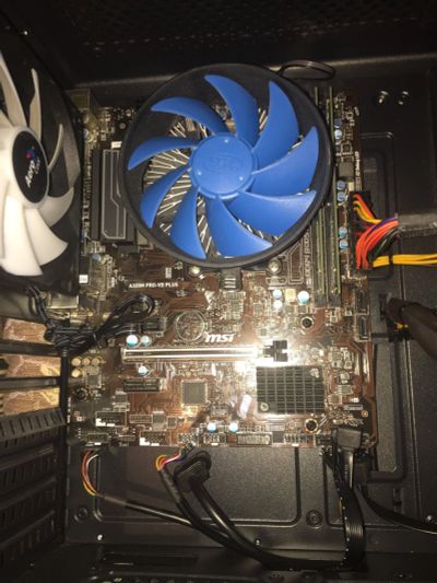 Лот: 17340238. Фото: 1. Мать AM4/16gbRam/Ryzen. Комплекты запчастей