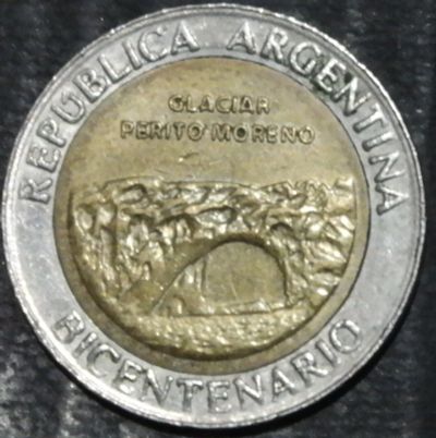 Лот: 16388339. Фото: 1. Экзотика с рубля (23633) Аргентина... Остальные страны