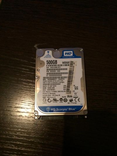 Лот: 9138137. Фото: 1. Жёсткий диск для ноутбука на 500... Жёсткие диски (HDD)