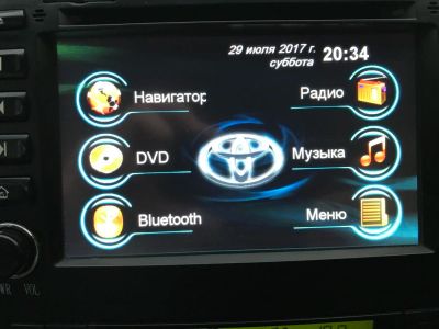 Лот: 10029536. Фото: 1. Toyota PRADO 120 Штатная магнитолла. Автомагнитолы