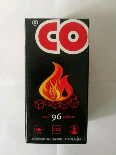 Лот: 11353662. Фото: 1. Уголь для кальяна cocobrico 96шт. Аксессуары и запчасти для кальянов