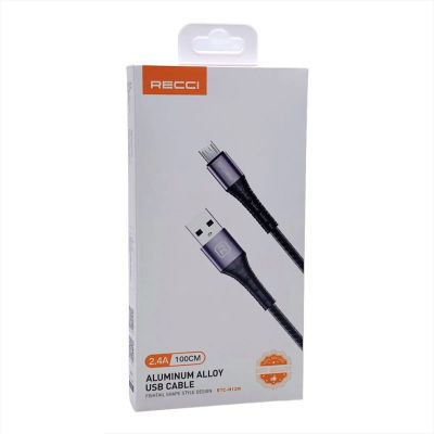 Лот: 22147706. Фото: 1. Кабель RECCI micro USB RTC-N12M... Дата-кабели, переходники