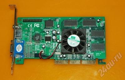 Лот: 705003. Фото: 1. GeForce2MX-400,64Mb,TV-out.AGP... Видеокарты