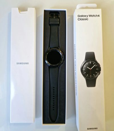 Лот: 22394119. Фото: 1. Samsung galaxy watch 4 classic... Смарт-часы, фитнес-браслеты, аксессуары