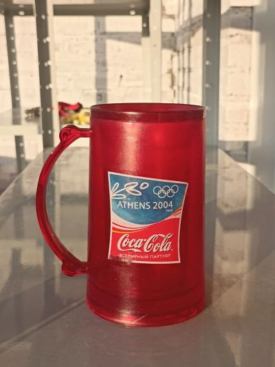 Лот: 19194976. Фото: 1. Кружка Coca-cola athens 2004. Предметы интерьера и быта