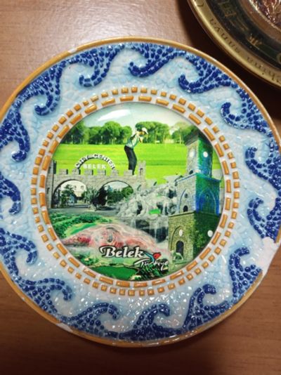 Лот: 16838543. Фото: 1. настенные тарелочки маленькие... Часы настенные, настольные