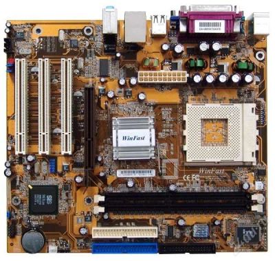 Лот: 88681. Фото: 1. Материнская плата Foxconn K7S741MG-6L... Материнские платы