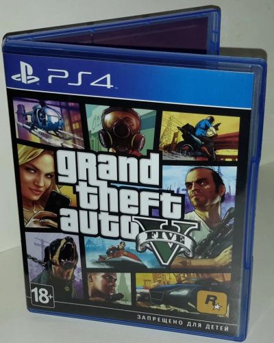 Лот: 5024237. Фото: 1. GTA V PS4, GTA 5 для PS4 обмен... Игры для консолей