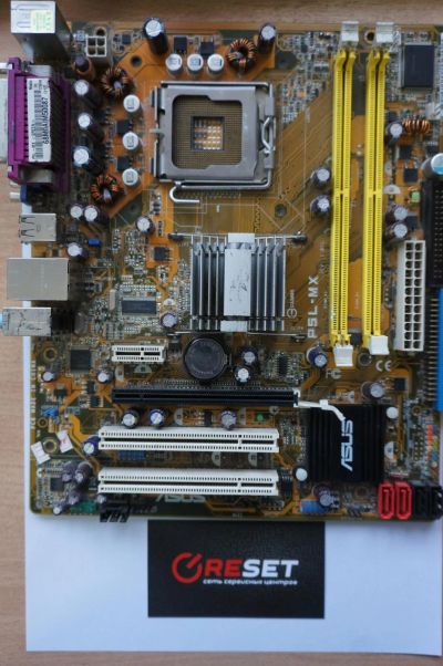 Лот: 7065524. Фото: 1. 775 Сокет Asus P5L-MX без задней... Материнские платы