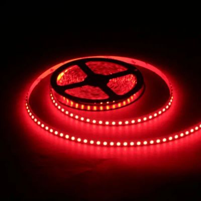 Лот: 23270842. Фото: 1. Лента 2835 120LED/m Red 12V IP33... Светодиодная подсветка