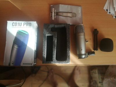 Лот: 12647280. Фото: 1. USB студийный конденсаторный микрофон... Студийные микрофоны, радиомикрофоны и радиосистемы