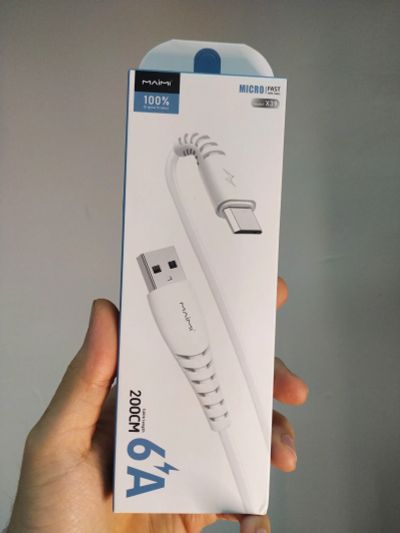 Лот: 19565515. Фото: 1. usb кабель micro usb 2.0м maimi... Дата-кабели, переходники