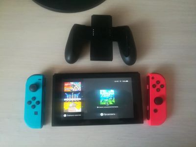 Лот: 15509334. Фото: 1. Игровая приставка Nintendo Switch... Игровые приставки, консоли