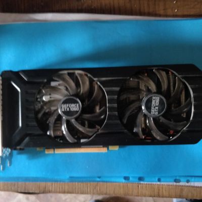 Лот: 15891153. Фото: 1. Видеокарта Palit 1060 6 gb. Видеокарты