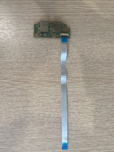 Лот: 19981647. Фото: 1. Плата с разъемами USB на шлейфе... Шлейфы, кабели, переходники